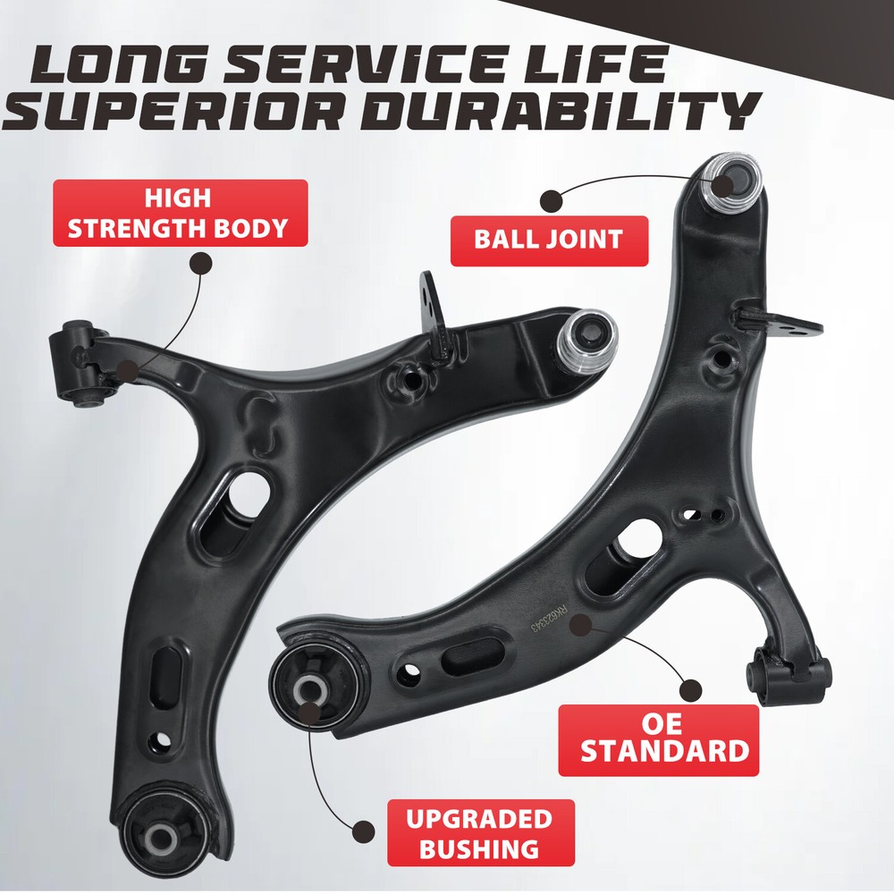 2Pcs Front Lower Control Arm Kit Ball Joint for 2010-2014 Legacy Outback