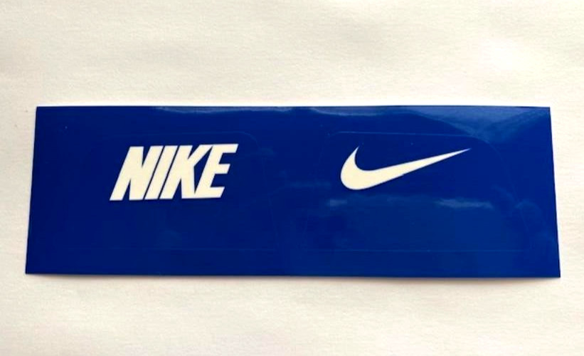 Nike Eye Shield Decals OSFM Blue/White 1 Pair