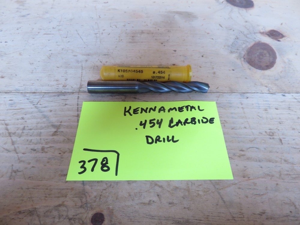 .454 Carbide Drill Kennametal (#378-73)