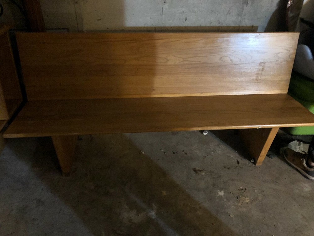 Solid Oak/Wooden Pew Bench