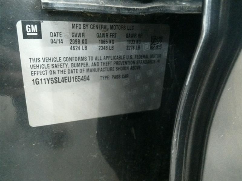 Stabilizer Bar Rear Fits 14-20 IMPALA 104006355