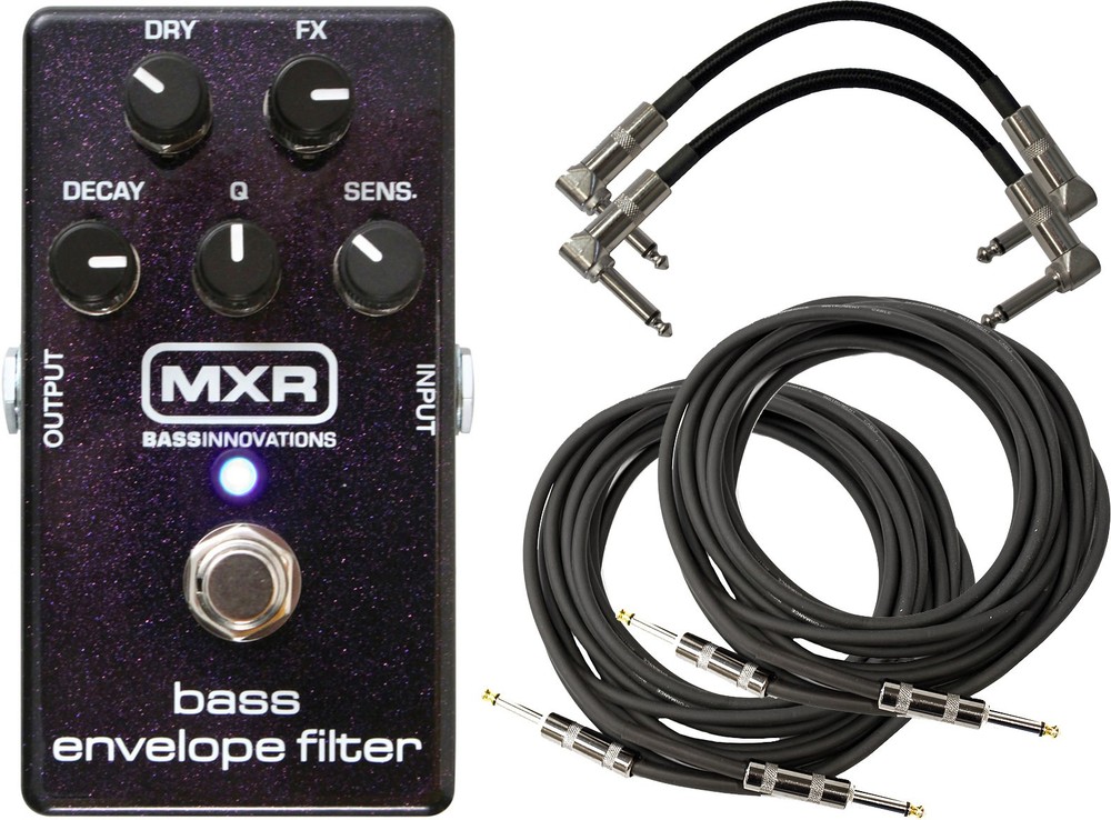 MXR M82 Bass Envelope Filter w/ 4 Cables