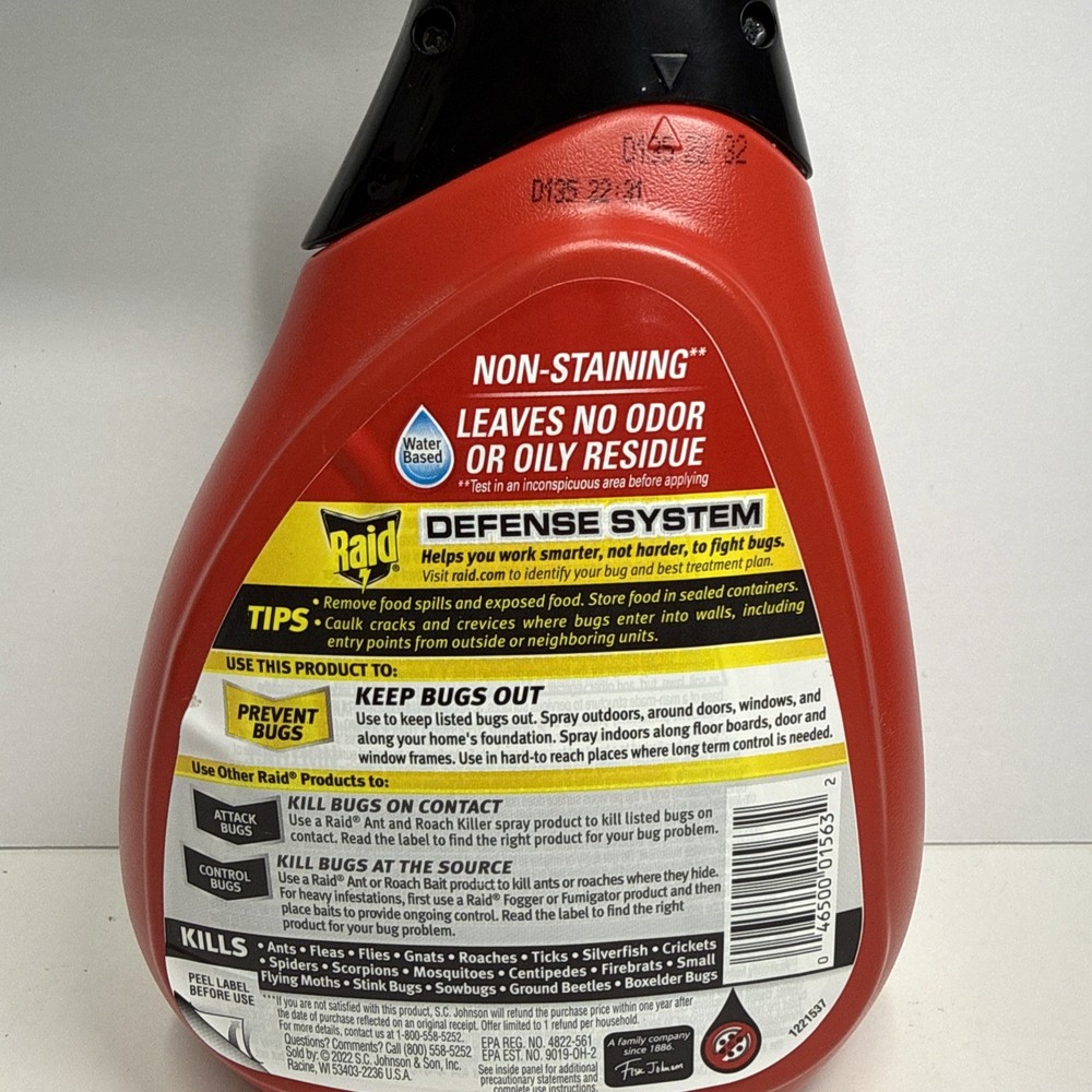 Raid Max Defend Perimeter Protection 30 fl oz Auto Trigger Indoor/Outdoor