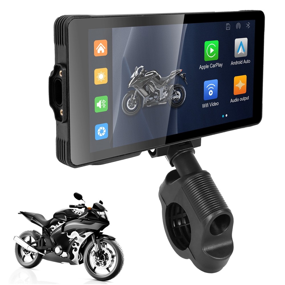 Motorcycle Dashboard 5.5" Touchscreen V4.0 Bluetooth Wireless CarPlay Android