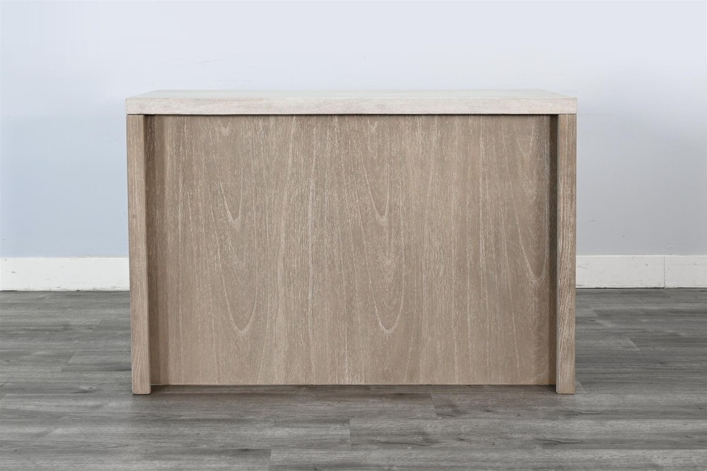 Sunny Designs 60" Modern Natural Wood Bar Table