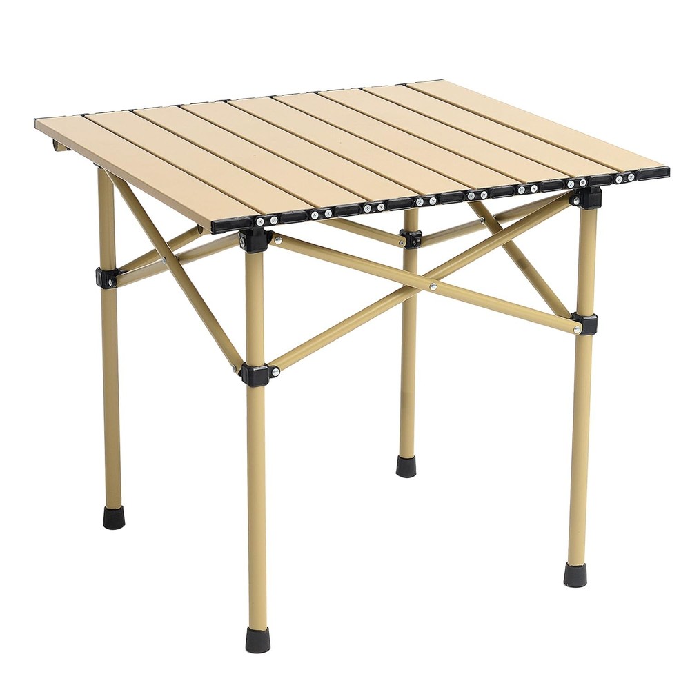 Portable Camping Table Folding Side Table Aluminum Lightweight Table with Car...