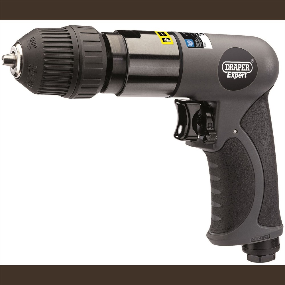Draper 14258 Composite Reversible Keyless Air Drill 10mm