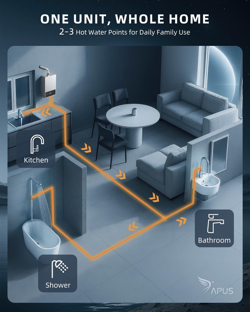Tankless Water Heater Indoor Tankless Water Heater Up to 4.42