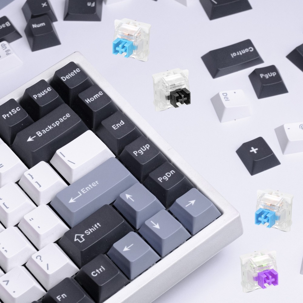 10pcs Yellow Keyboard Switch 3-Pin 45gf Linear Keyboard Switch Replacement