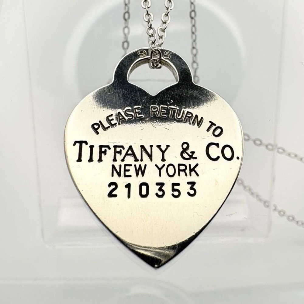 Tiffany & Co. Heart-shaped 925 Silver Necklace