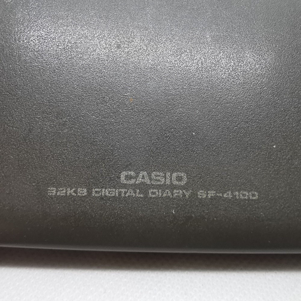 Vintage Casio 32 Kb Digital Diary SF-4100 Tested