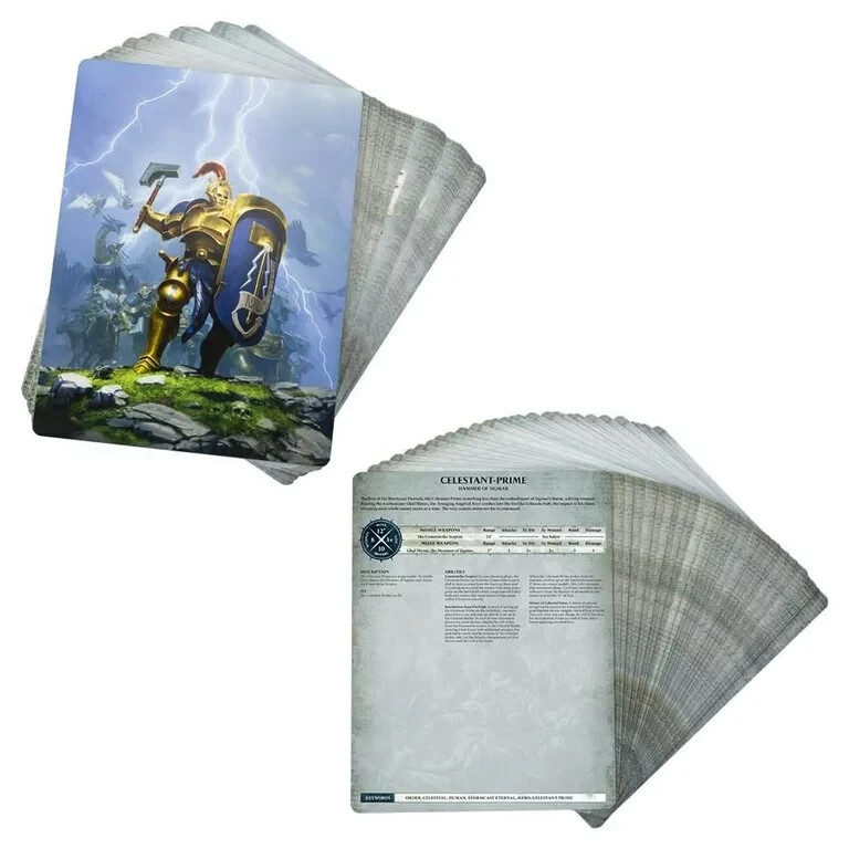 WARHAMMER  STORMCAST ETERNALS WARSCROLL CARDS