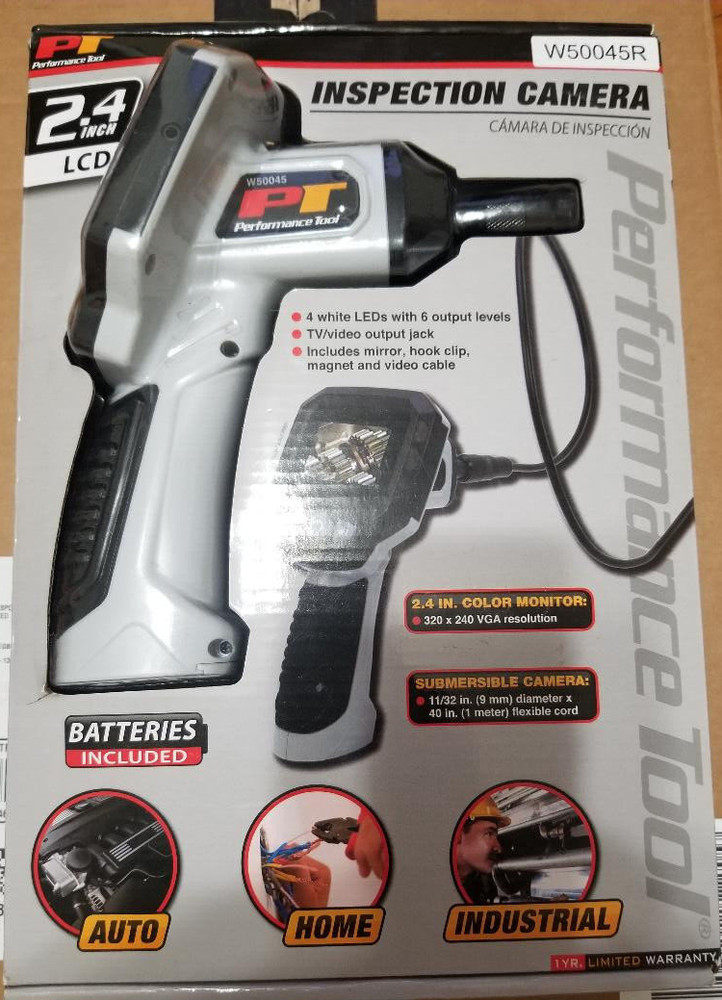 Performance Tool W50045 2.4" LCD Inspection Camera