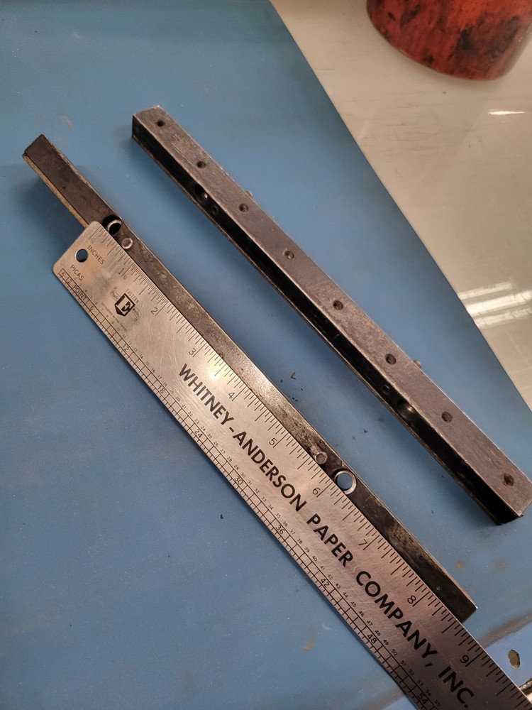 AB Dick blanket bars set of 2