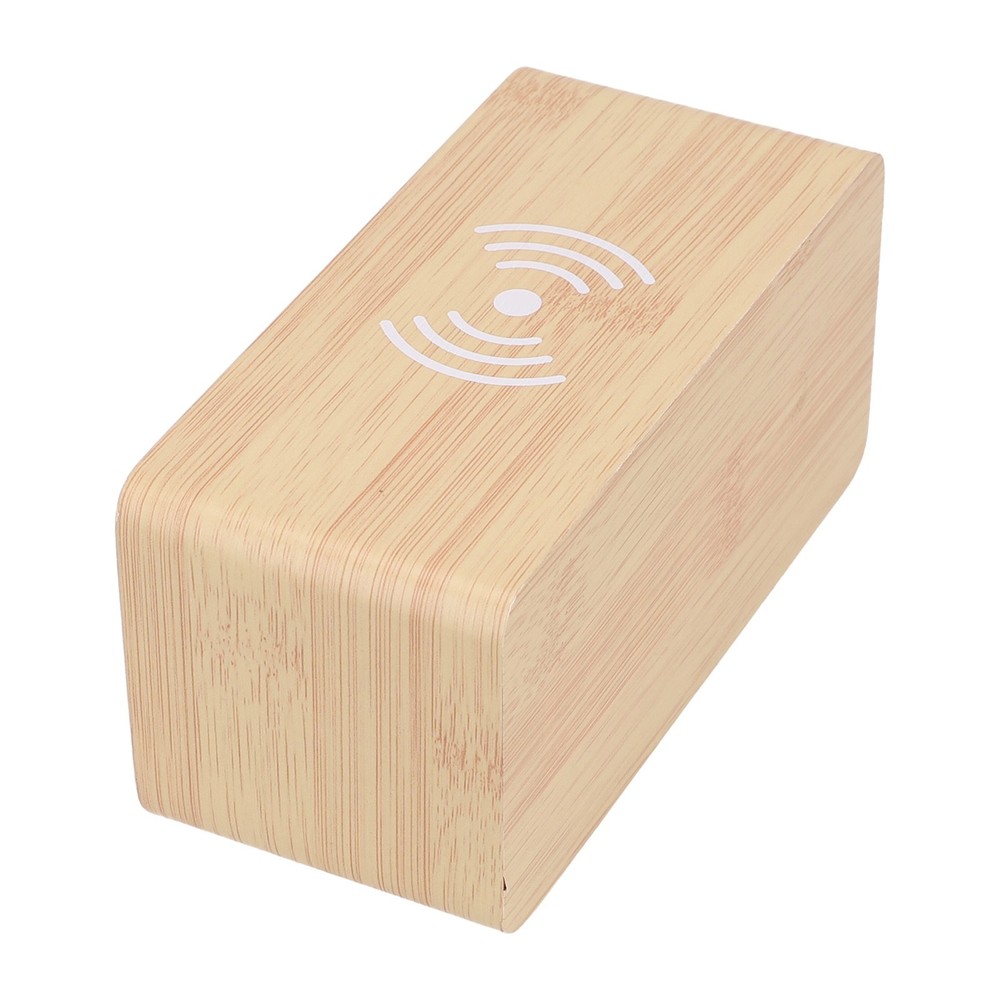 Clock Home D??cor Office Decor Temp Wireless Charging 12/24 Hour Switch