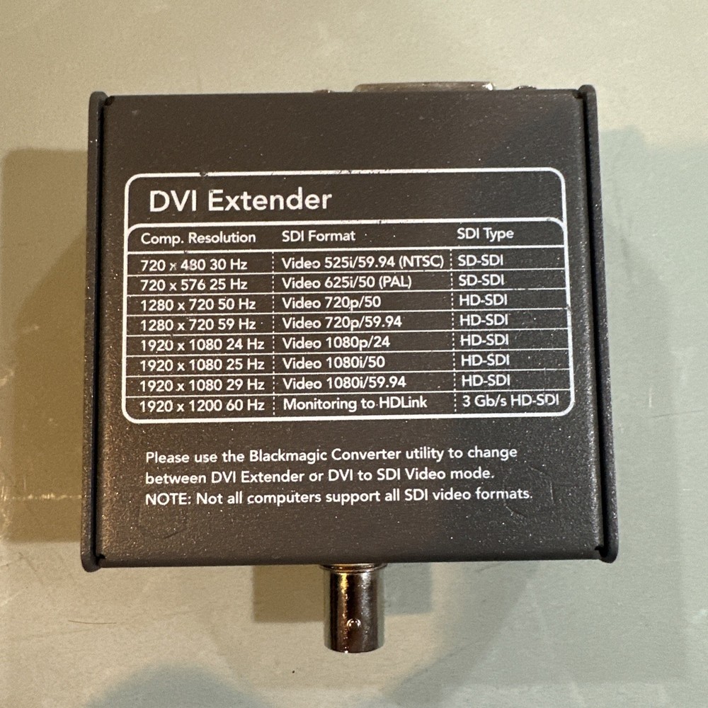 BLACKMAGIC DESIGN DVI EXTENDER