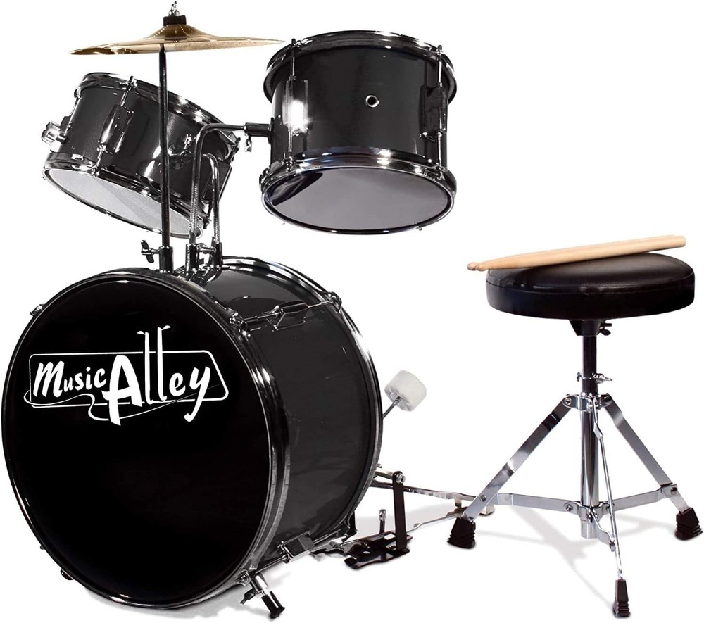 Children's Drum Set with Sticks - 3 Piece