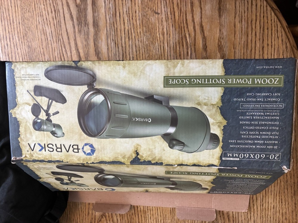 Barska Zoom Power Spotting Scope 20-60x60mm