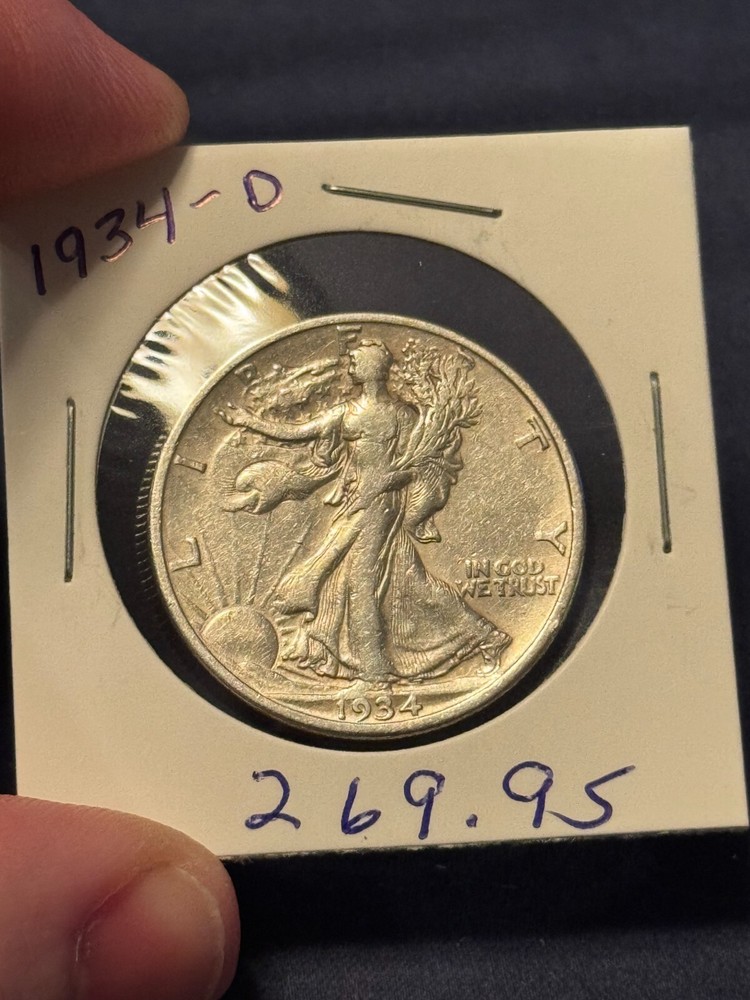 1934 D Walking Liberty Half Dollar