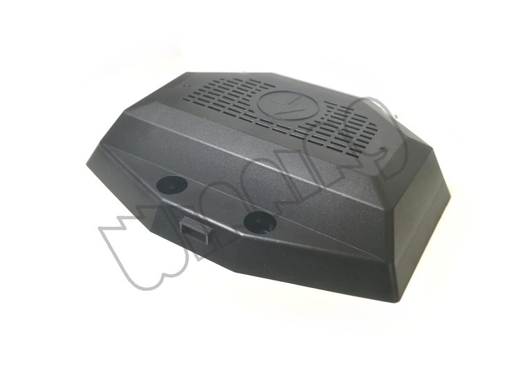 Plastic dual controller case and heat sink and battery indicator