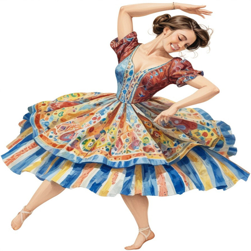 30 Custom Vintage Ballet Dancer Personalized Address Labels
