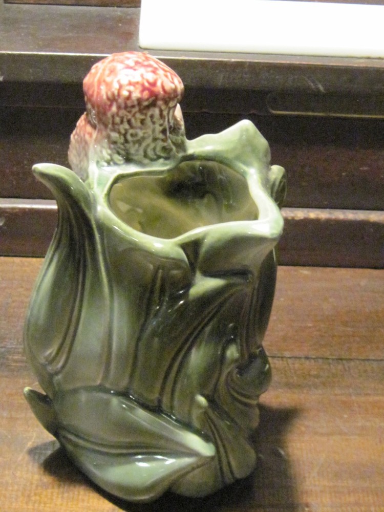 Vintage Hull pottery poodle planter