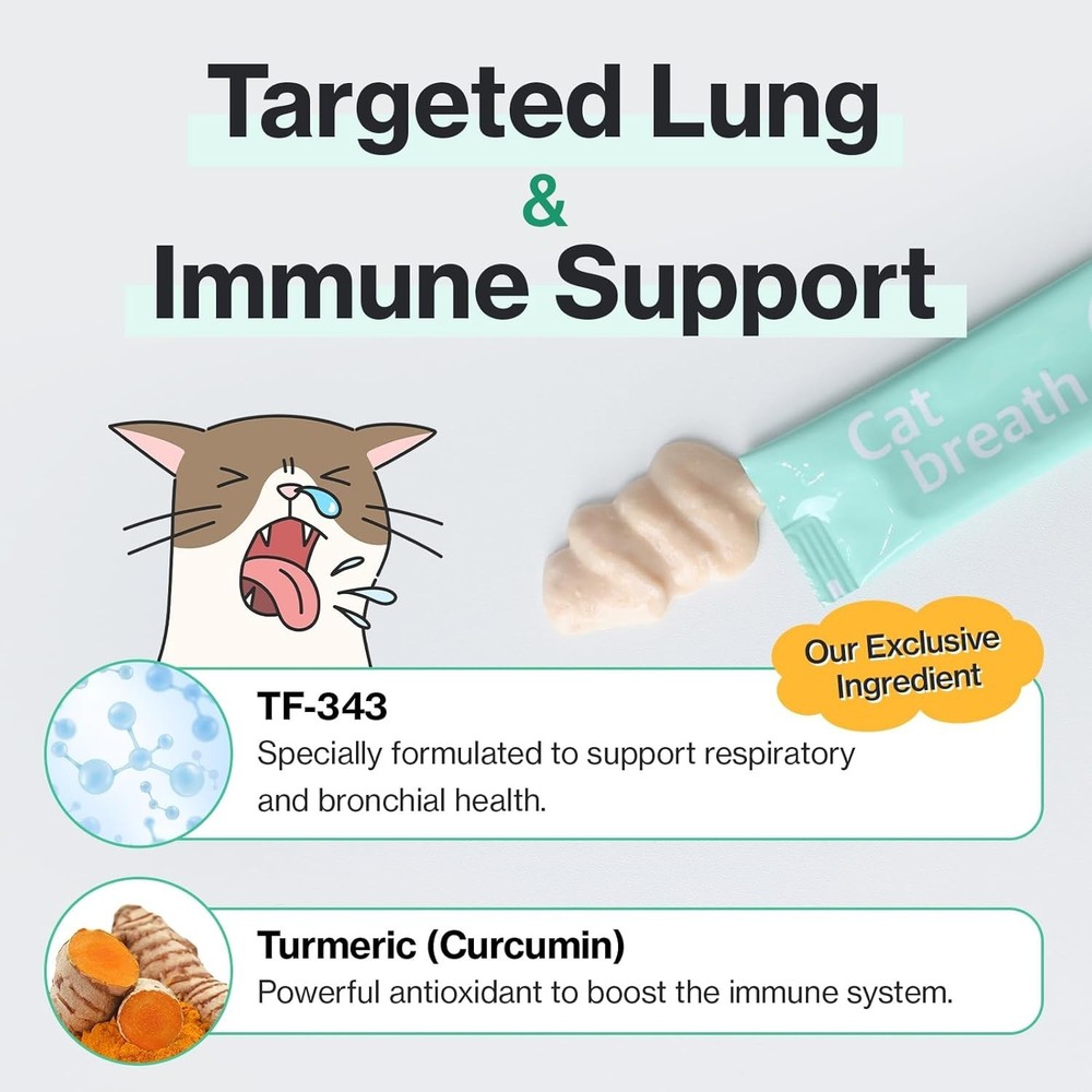 Cat Bronchial Support Paste - Immune Boost Formula