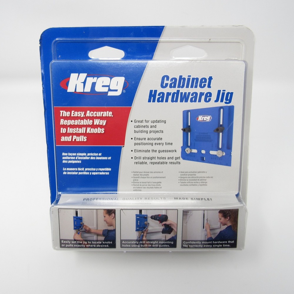 Kreg Cabinet Hardware Jig To Install Knobs Pulls Model KHI-PULL New Sealed