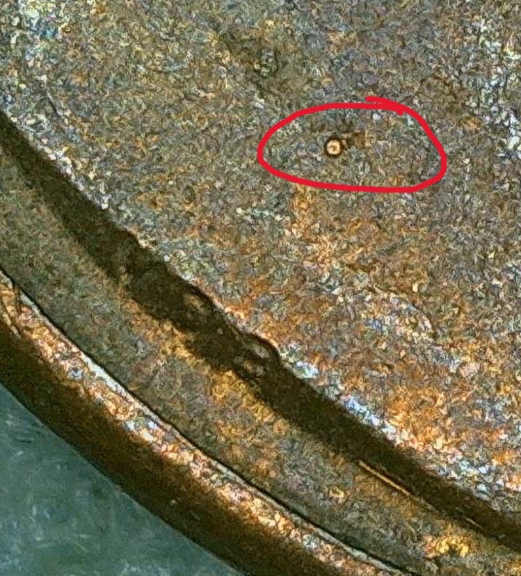 1989 P Penny Rev Embedded Strike Thru