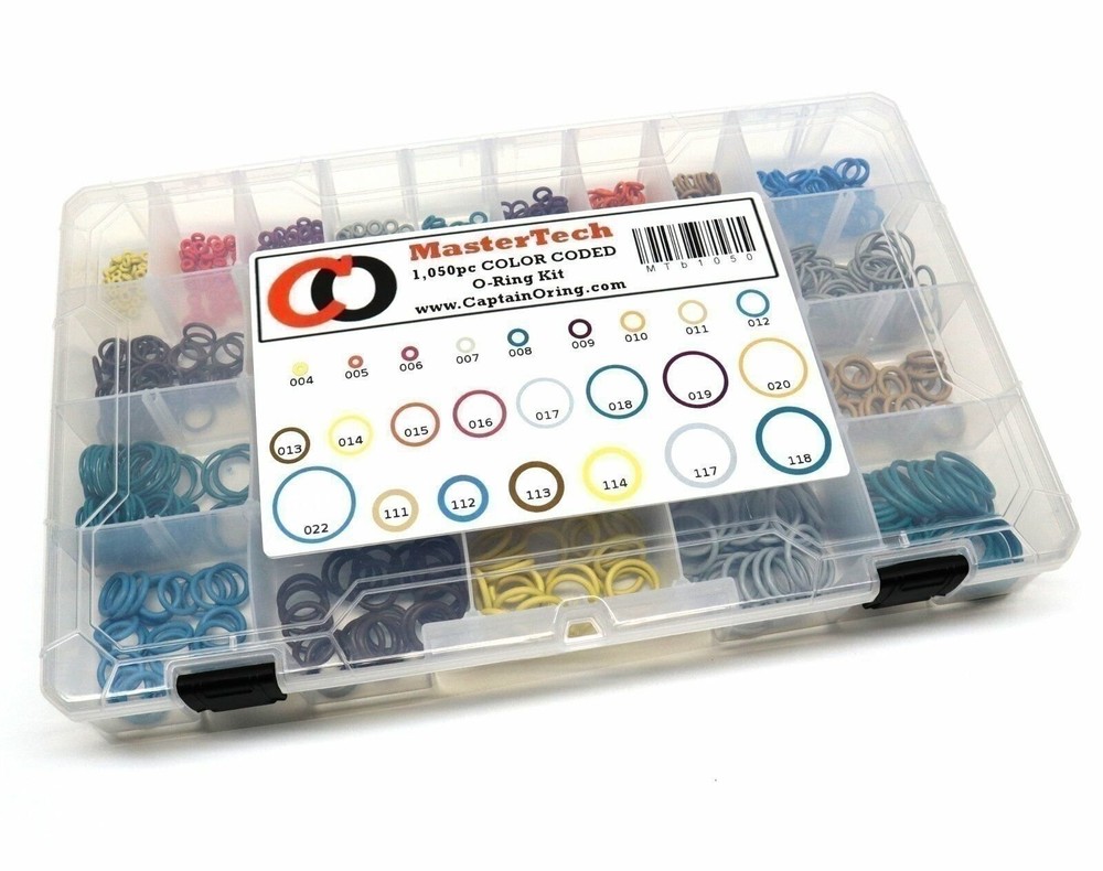 MASTER TECH COLOR CODED Paintball O-Ring Box Kit - fields, techs, stores, teams
