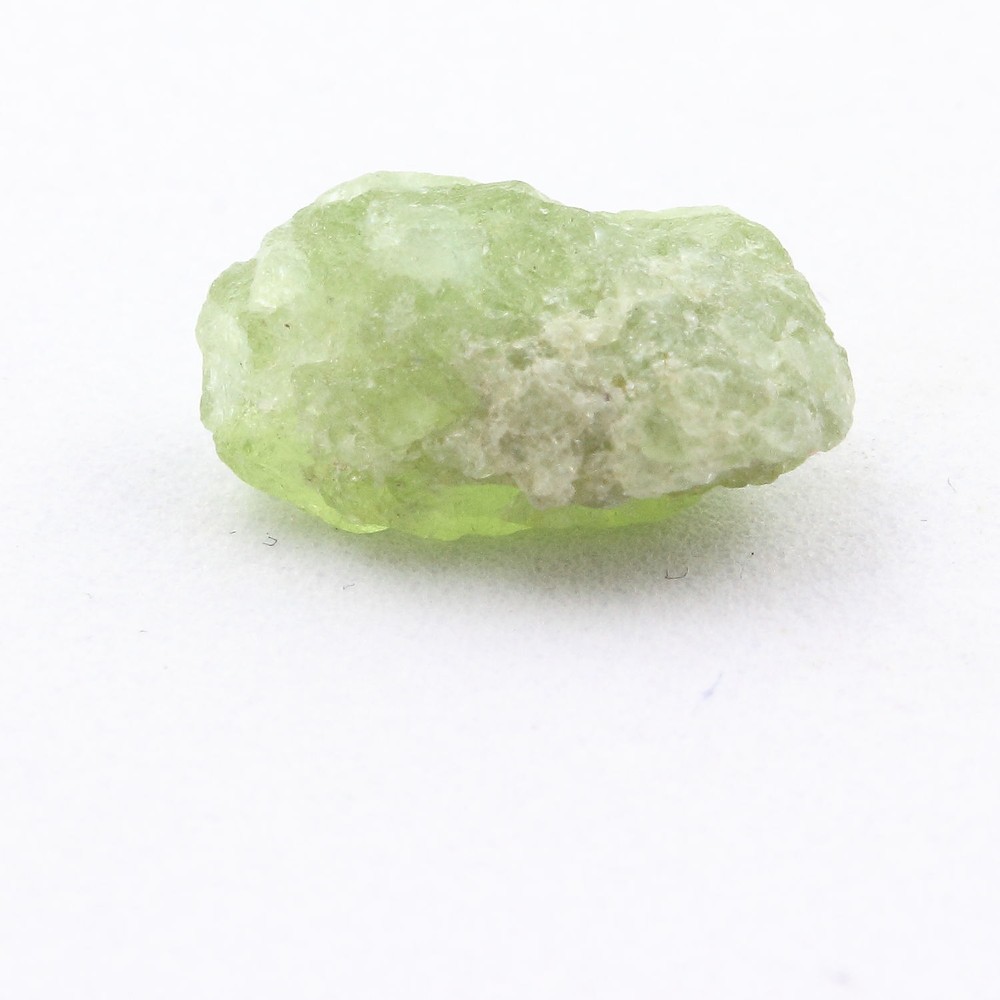 Peridot. 4.355 Ct. Almklovdalen, Vanylven, Norway.