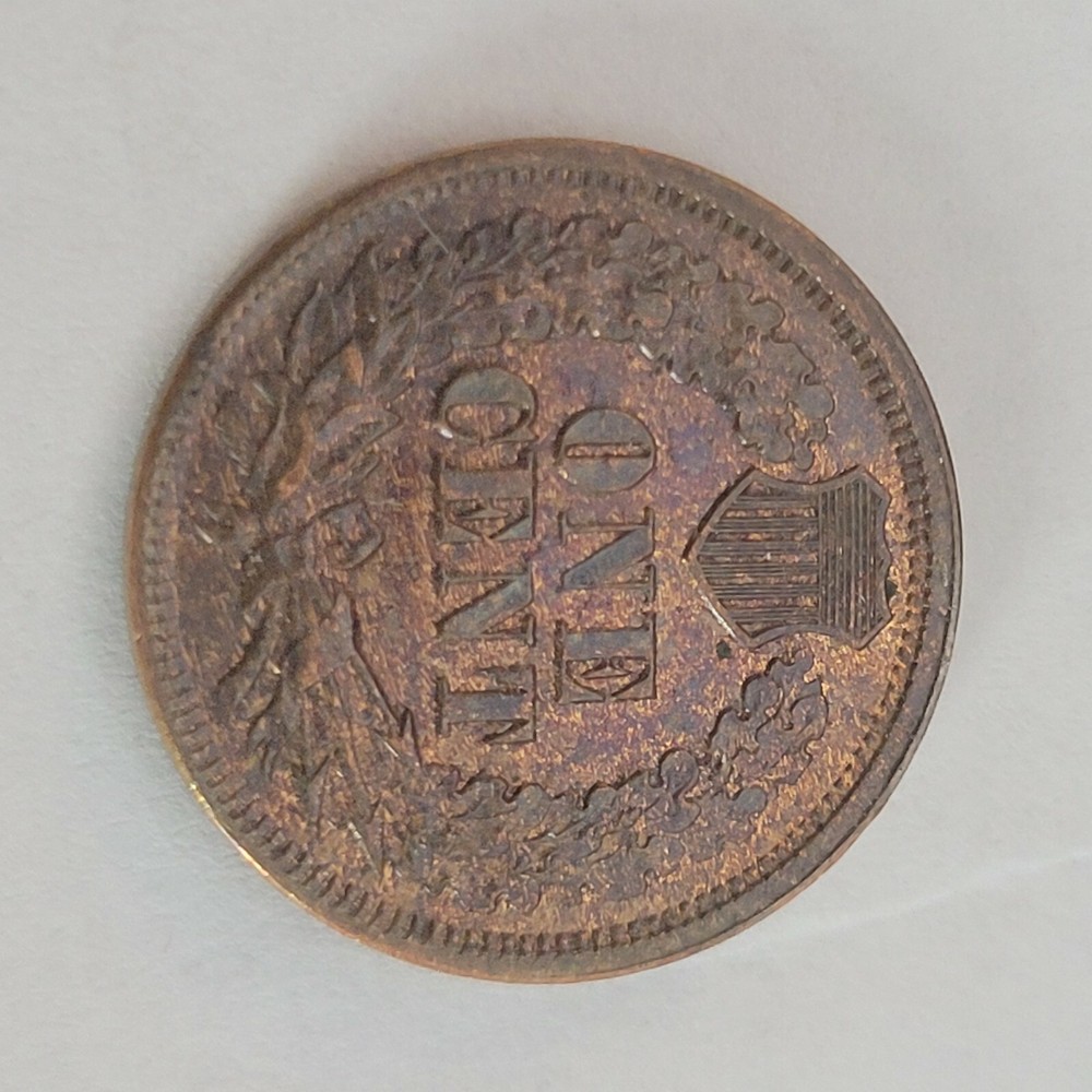 1864 indian head penny bronze