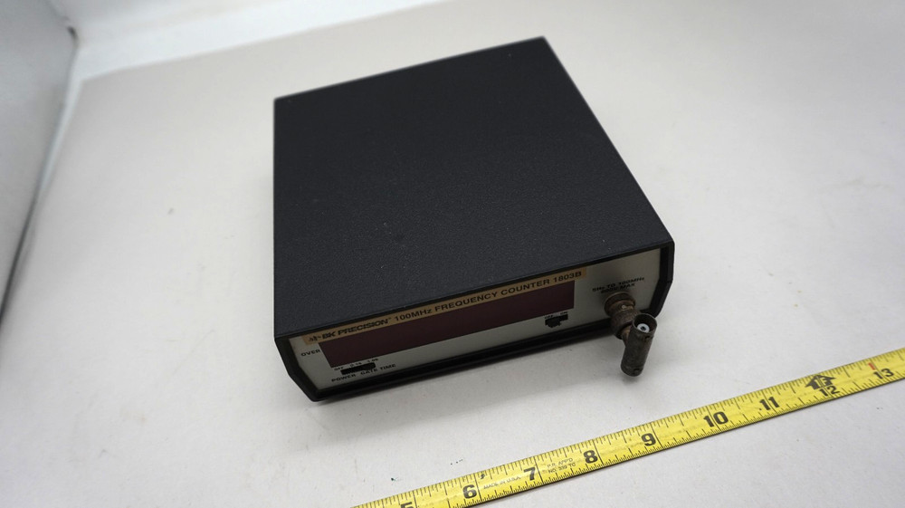 BK PRECISION 1803 B FREQUENCY COUNTER powers up no testing done