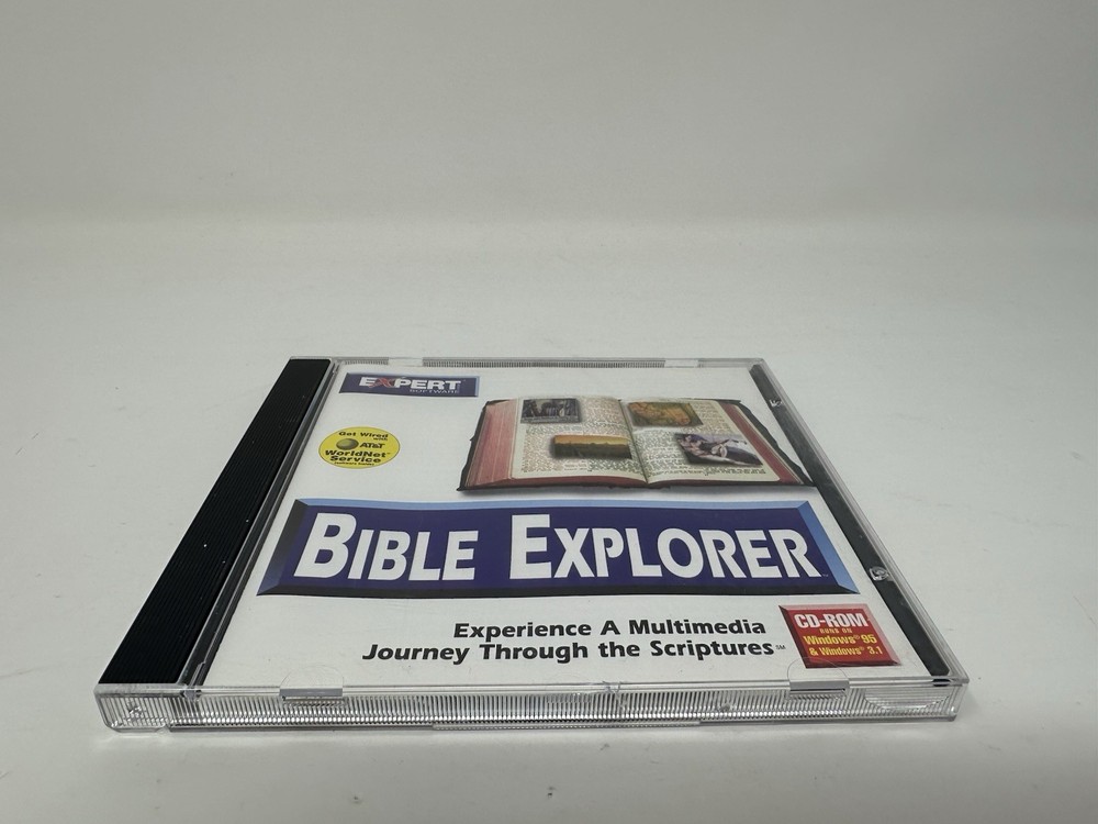 Bible Explorer Expert CD-Rom 1995 Expert Software MINT DISC!