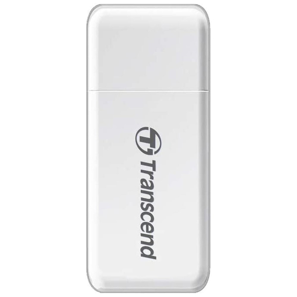Transcend USB 3.0 Card Reader, White, SD, microSD #TSRDF5W