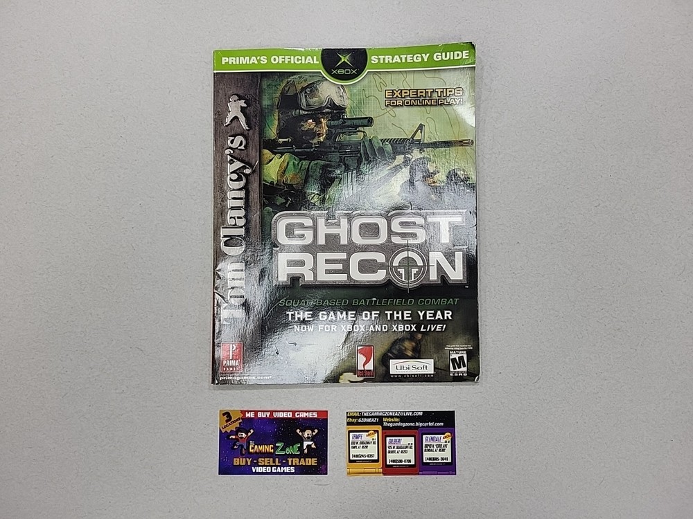 Prima Games Tom Clancy's Ghost Recon Xbox Strategy Guide