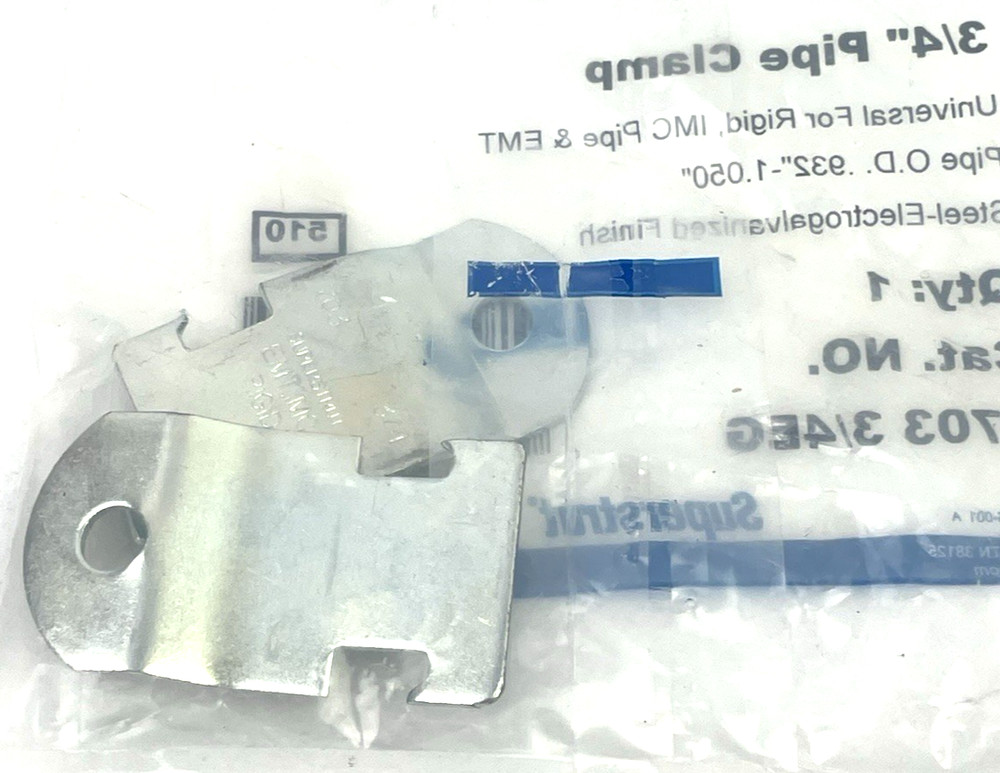 22pcs Thomas Betts Superstrut 3/4” Pipe Clamps