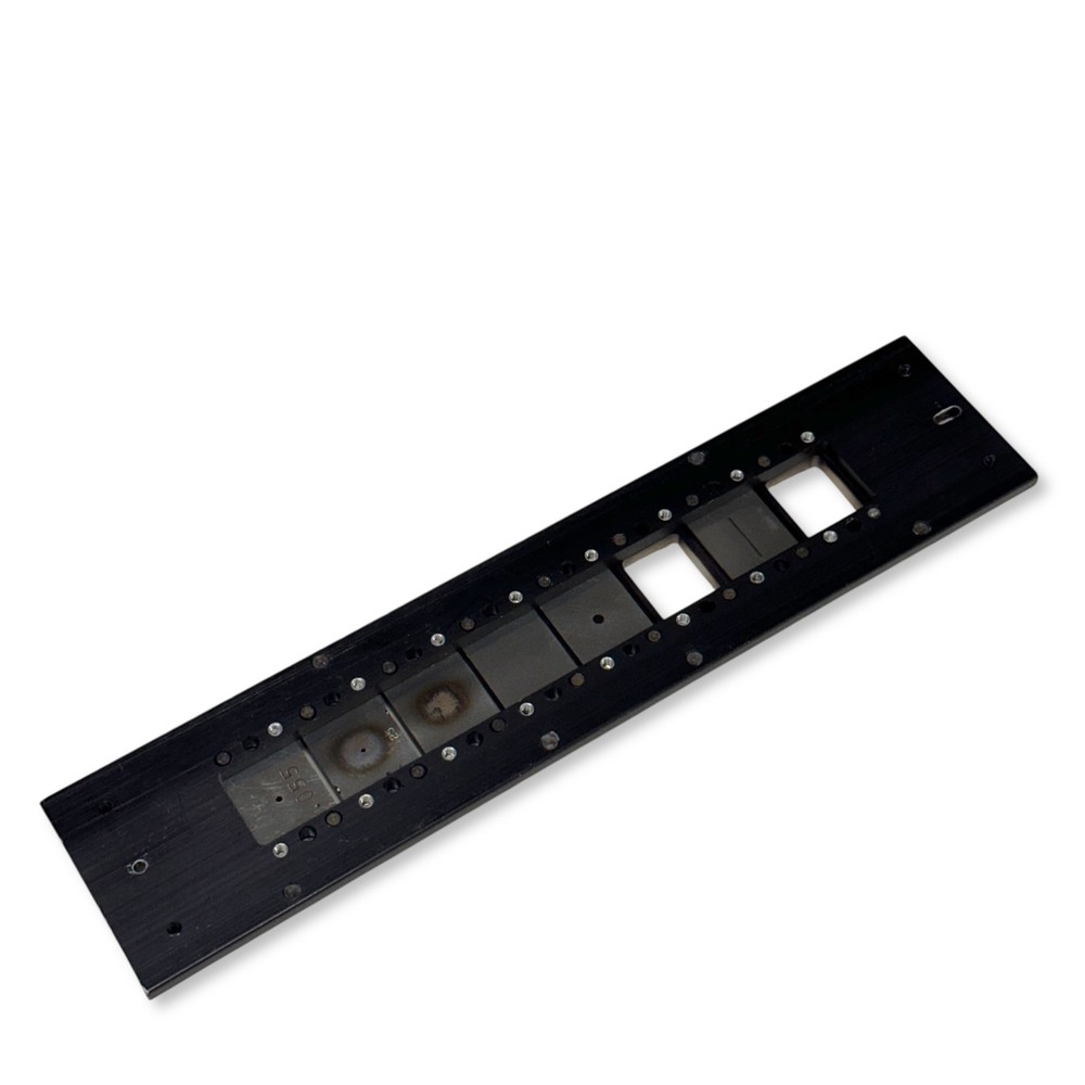 Industrial Multi-Aperture Slider Plate Target Carrier Optical Microscope Part