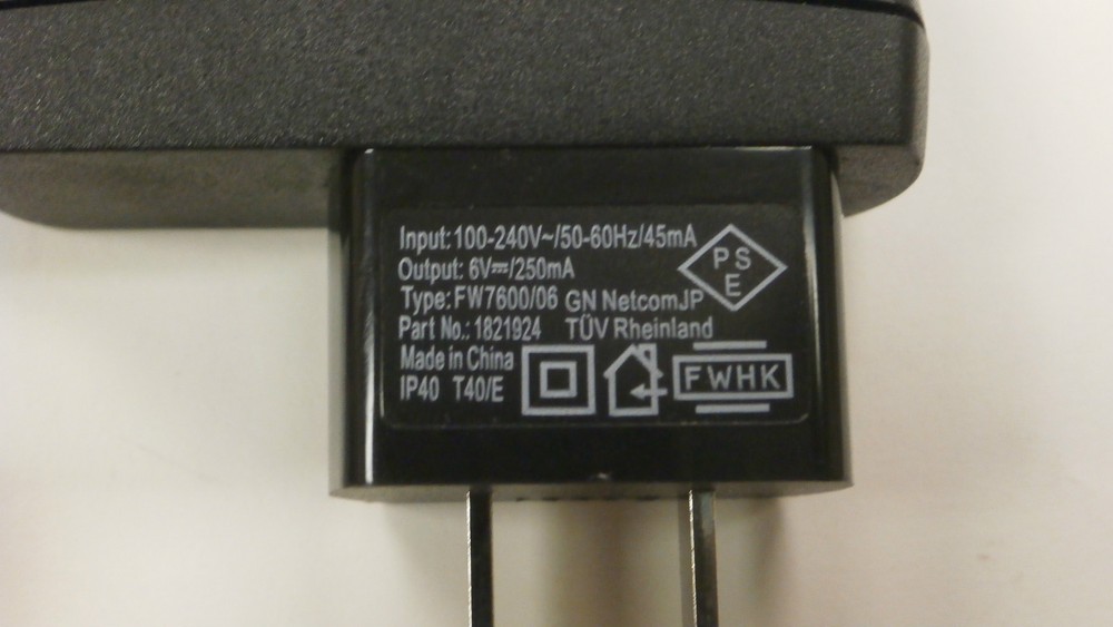 I.T.E. 6P85 AC Adapter