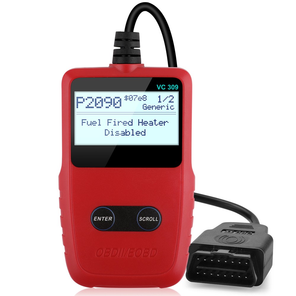 Auto Check Engine Battery Test OBD2 Scanner ODB2 Code Reader Car Diagnostic Tool