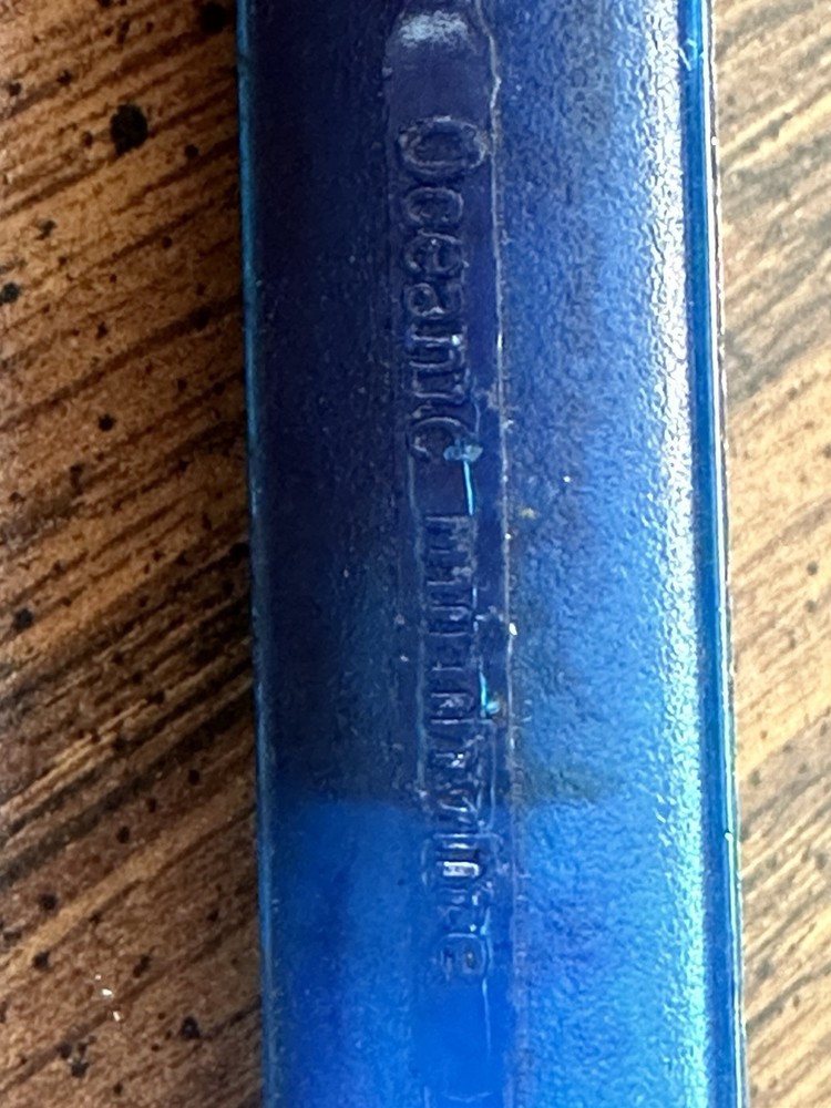Oceanic Minihylite Waterproof Underwater Diving Lite Blue PreOwned