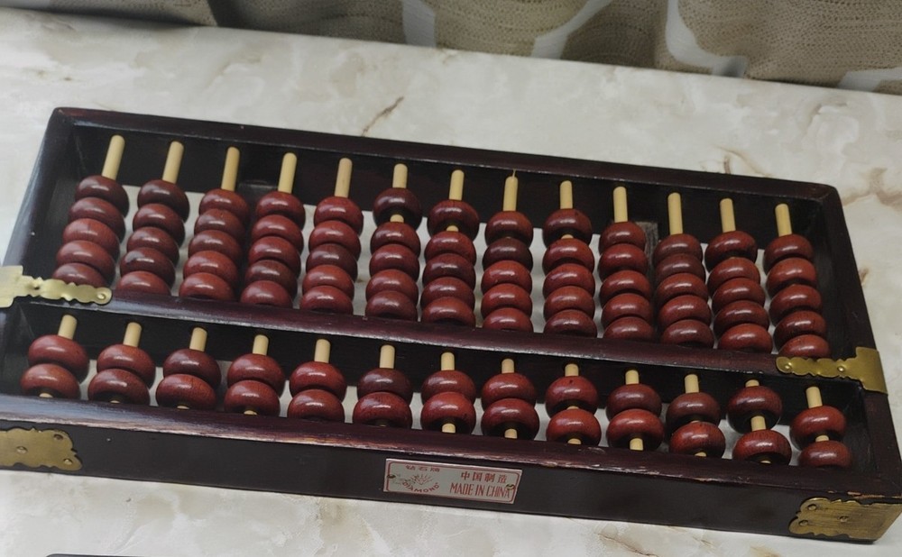Vintage Red Abacus