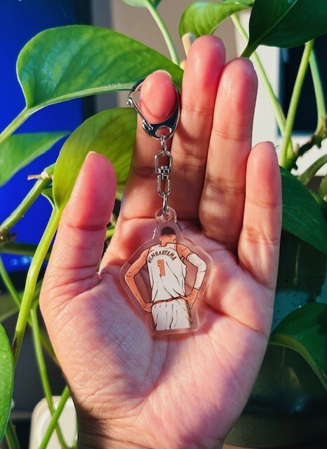 Victor Wembanyama Spurs Custom Acrylic Keychain