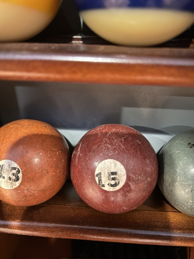 vintage pool balls