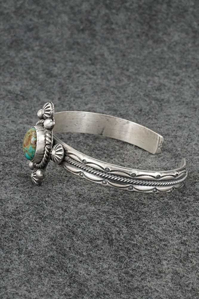 Turquoise & Sterling Silver Bracelet - Michael Calladitto