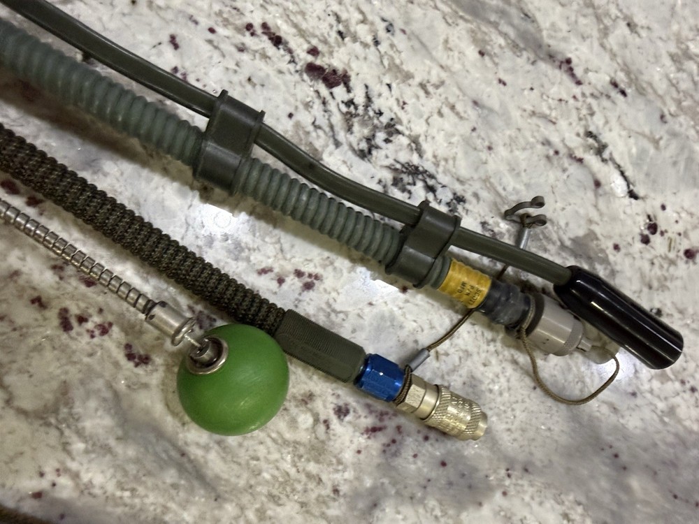 PILOT AVIATION OXYGEN MASK Pull Cord Comms AIRCRAFT EJECTION SEAT MARTIN BAKER