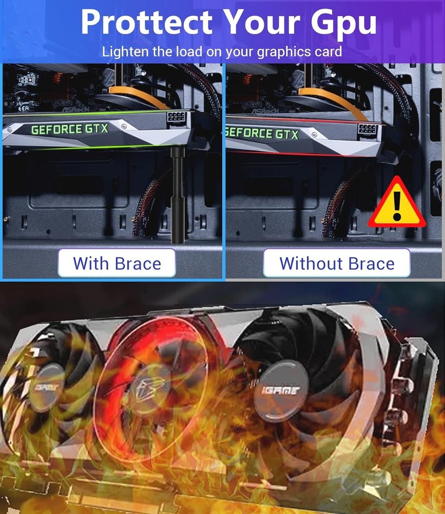 GPU Support Bracket, Gpu Anti Sag Bracket, Graphics Card GPU Brace Support, V...