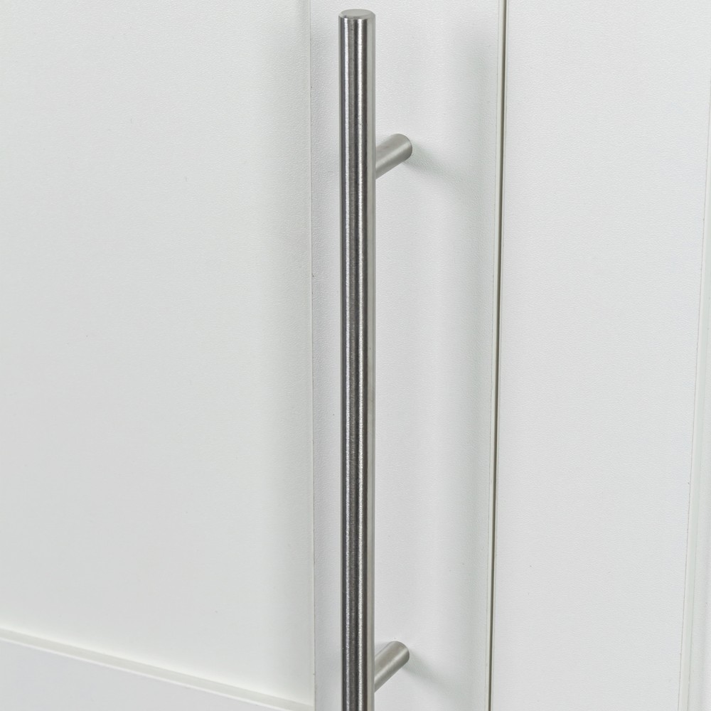 Stackable Wall Cabinet Wall Mounted Storage Cabinets W/ Adjustable Shelf 3 Doors