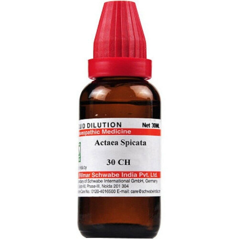 Willmar Schwabe Homeopathy Actaea Spicata (30 ML) (Select Potency)