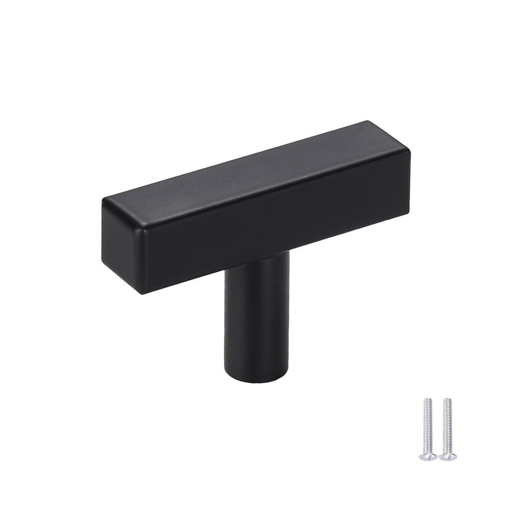 T Bar Cabinet Handles Kitchen Drawer Cupboard Cabinet Pulls Knobs Hardware Black